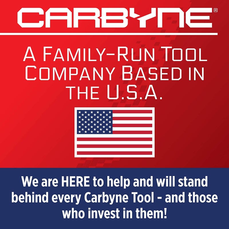 CARBYNE 7-Piece Torx Extra Long Bit Socket Set, T10 to T40 Sizes, 3/8 in. Drive, S2 Steel Bits, CrV Sockets â€¢ From a Family-Run Tool Company Based in the U.S.A. - Image 4